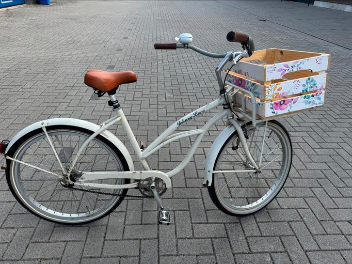 Jonny Loco beach cruiser 26” veel vernieuwd, Fietsen en Brommers, Fietsen | Cruisers en Lowriders, Zo goed als nieuw, Staal, Ophalen