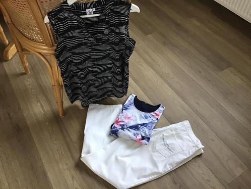 CANDA!LúxeBroek 42/44& CLARINA!LúxeTops.Kwaliteit Sámen:, Kleding | Dames, Dames-kledingpakketten, Zo goed als nieuw, Maat 42/44 (L)
