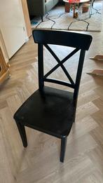 Zwarten stoelen van Ikea, Ophalen, Zo goed als nieuw, Zwart, Twee