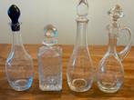 4 karaffen, Verzamelen, Glas en Borrelglaasjes, Ophalen, Gebruikt, Overige typen