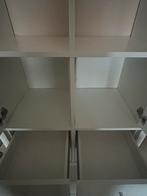 Witte kast met opbergruimte, Huis en Inrichting, Kasten | Stellingkasten, Ophalen, Zo goed als nieuw