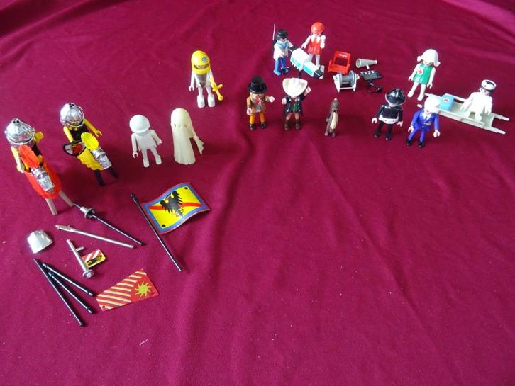 playmobil popjes vintage figuren spook ridders astronaut, Kinderen en Baby's, Speelgoed | Playmobil, Gebruikt, Los playmobil, Ophalen of Verzenden