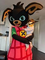 Bing mascotte te huur, Hobby en Vrije tijd, Feestartikelen | Verhuur, Ophalen of Verzenden, Zo goed als nieuw, Verjaardag
