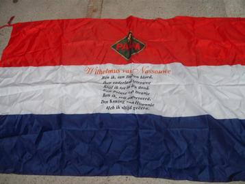 Nederlandse vlag 1.50 x 95 cm volkslied Wilhelmus Holland