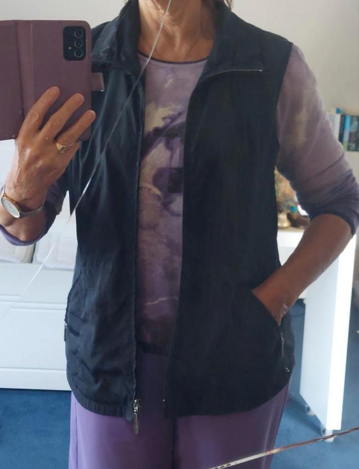 Erfo gilet,  donker blauw maat 40, Kleding | Dames, Overige Dameskleding, Zo goed als nieuw, Ophalen of Verzenden
