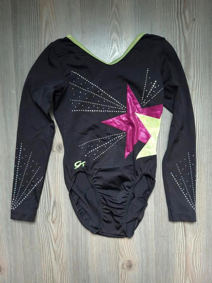Turnpakje GK maat 164 XS S, Sport en Fitness, Turnen, Zo goed als nieuw, Turnpak(je), Maat 36 t/m 42, Zwart, Ophalen of Verzenden