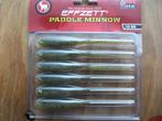 6 stuks DAM Effzett Paddle Minnow / roofvis shads / kunstaas, Ophalen of Verzenden, Nieuw, Overige typen