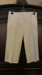 Broek Driekwart Wit van Benetton maat 42, Ophalen, Benetton, Wit, Maat 42/44 (L)