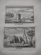 091/092 Leimuiden en Leiderdorp Kopergravure 18e Eeuw dl 3, Antiek en Kunst, Kunst | Etsen en Gravures, Ophalen of Verzenden