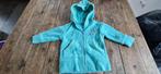 Leuk turquoise fleece vestje maat 74, Kinderen en Baby's, Babykleding | Overige, Ophalen of Verzenden, Zo goed als nieuw, Noppies