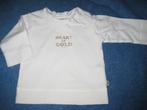 Wit meisjesshirt, 80, Feetje, Kinderen en Baby's, Babykleding | Maat 80, Ophalen of Verzenden, Zo goed als nieuw, Meisje, Shirtje of Longsleeve