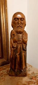 Antiek houten beeld st Petrus, Ophalen of Verzenden