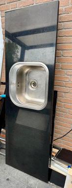ZGAN granieten 3cm dik aanrechtblad, Huis en Inrichting, Ophalen, 150 tot 200 cm, Zo goed als nieuw, Minder dan 100 cm