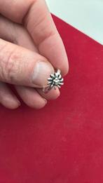 835 zilver gekeurde ring 16,5 mm, Gebruikt, Ophalen of Verzenden, Kleiner dan 17, Dame