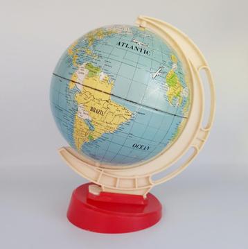 Vintage wereldbol | Globe  merk Globus uit jaren '50 - '60 beschikbaar voor biedingen