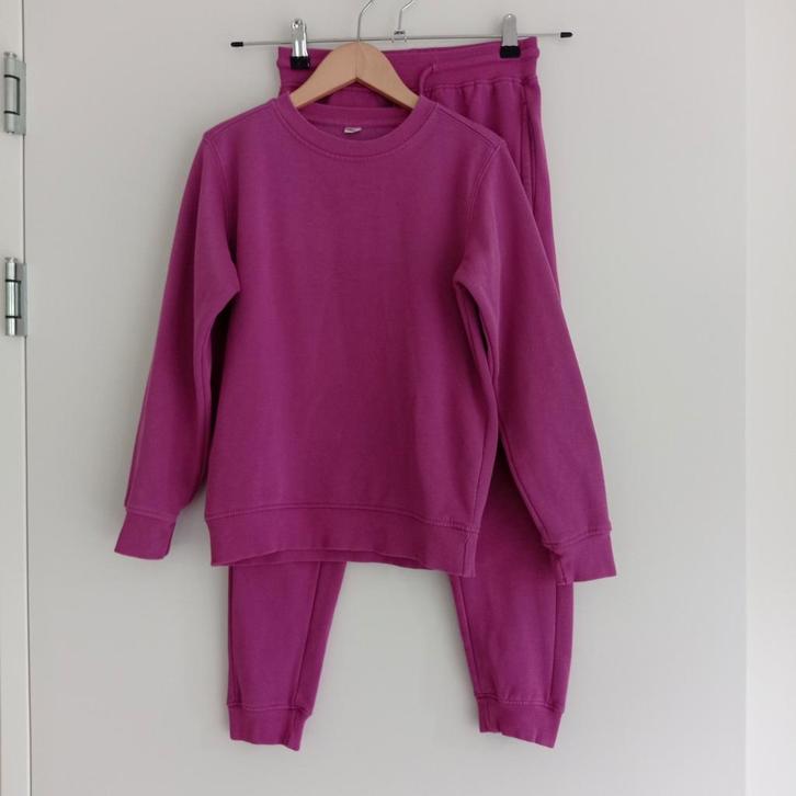 Zeeman joggingpak roze paars maat 146/152, Kinderen en Baby's, Kinderkleding | Maat 146, Gebruikt, Meisje, Setje, Ophalen of Verzenden