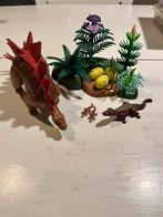 Playmobile dinosaurus/ stegosaurus met broedplaats, Kinderen en Baby's, Speelgoed | Playmobil, Ophalen of Verzenden, Zo goed als nieuw