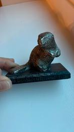 Verzilverde bever (nr12) , WNF beeldje., Ophalen of Verzenden, Zo goed als nieuw, Dier