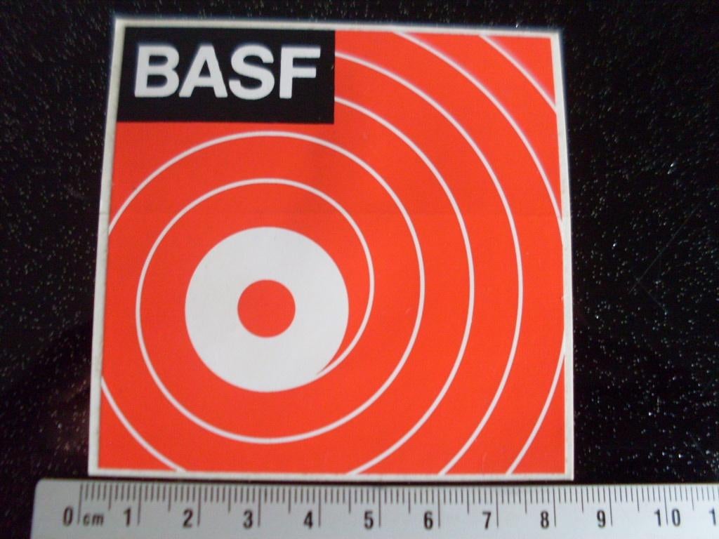 sticker BASF logo, Verzenden, Zo goed als nieuw, Bedrijf of Vereniging