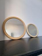 2x vintage ronde spiegel design space age, Huis en Inrichting, Woonaccessoires | Spiegels, Minder dan 50 cm, Rond, Ophalen of Verzenden