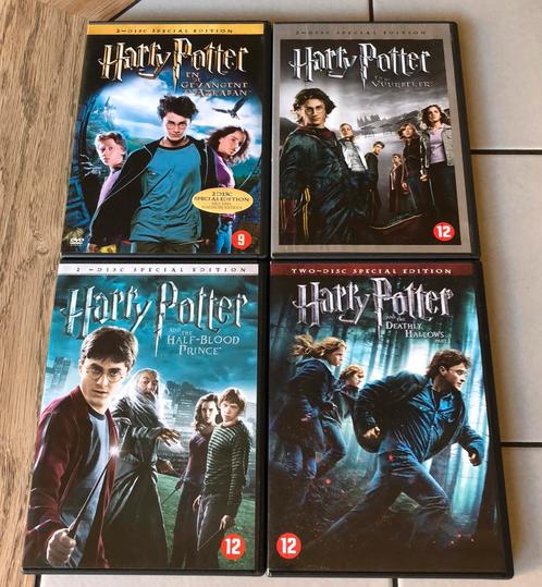 4 harry potter dvd boxen zgan, Cd's en Dvd's, Dvd's | Kinderen en Jeugd, Zo goed als nieuw, Film, Avontuur, Vanaf 12 jaar, Ophalen
