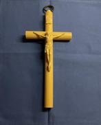 Antiek Celluloid Kruisbeeld, 30 cm ca. 1920, Antiek en Kunst, Antiek | Religie, Ophalen of Verzenden