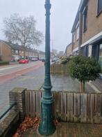Gietijzeren Lantaarnpaal - 290cm Hoog, Gebruikt, Minder dan 50 watt, Staande lamp, Ophalen of Verzenden
