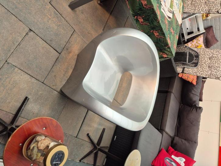 Ron Arad, Victoria en Albert Moroso fauteuil in zilver, Huis en Inrichting, Fauteuils, Gebruikt, Kunststof, Ophalen