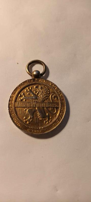 Oude Nederlandse Wieler Bond Medaille 1918 beschikbaar voor biedingen