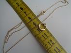 14 karaat gouden ketting 585 met Turks symbool [168], Sieraden, Tassen en Uiterlijk, Met hanger, Verzenden, Zo goed als nieuw
