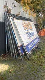 Afrastering hekken plus voetplaten, Ophalen of Verzenden, Gebruikt, Overige typen, Minder dan 2 meter