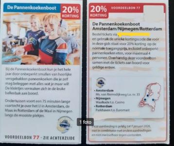De Pannenkoekenboot Amsterdam/Nijmegen/Rotterdam  beschikbaar voor biedingen