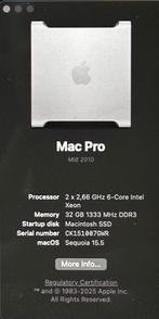 Apple Mac Pro 5.1 (AMD RX560 + Seqoia) met Cinema Display, Computers en Software, Apple Macbooks, Ophalen, 1 TB of meer, Gebruikt