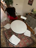 Vintage Eethoekje met 4 Stoelen, Antiek en Kunst, Ophalen