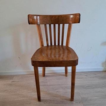Vintage houten spijlenstoel van Erco beschikbaar voor biedingen