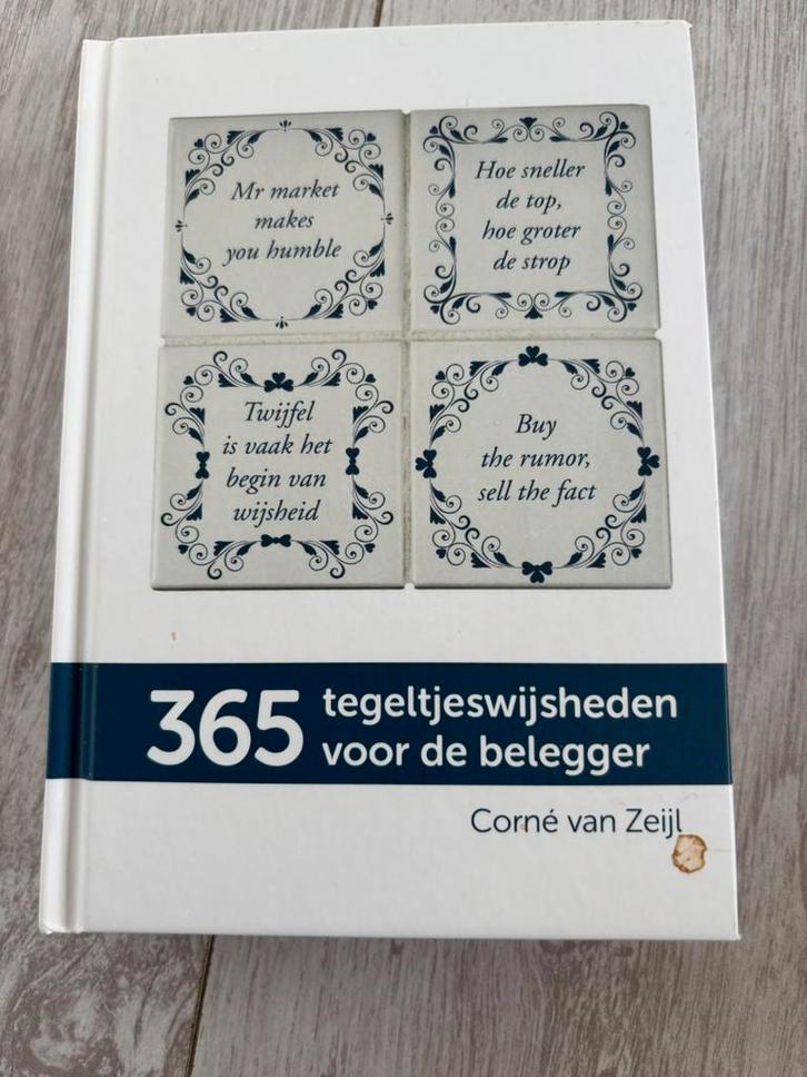 365 tegeltjeswijsheden voor de belegger, Boeken, Economie, Management en Marketing, Zo goed als nieuw, Ophalen of Verzenden