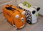 Trunki Kinderkoffers - Tijger en Zebra, Sieraden, Tassen en Uiterlijk, Koffers, Ophalen, Gebruikt