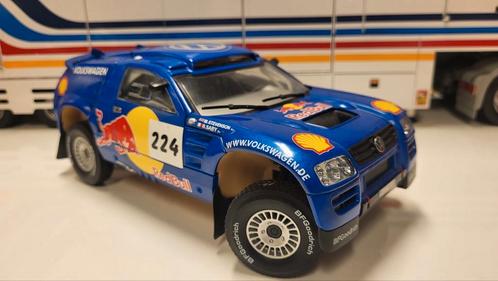 Bburago Volkswagen Touareg Dakar Red Bull, Hobby en Vrije tijd, Modelauto's | 1:18, Gebruikt, Auto, Bburago, Ophalen of Verzenden