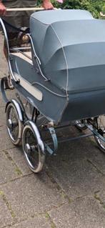 Vintage Kinderwagen - Blauw/Grijs, Gebruikt, Luchtbanden, Ophalen of Verzenden, Kinderwagen