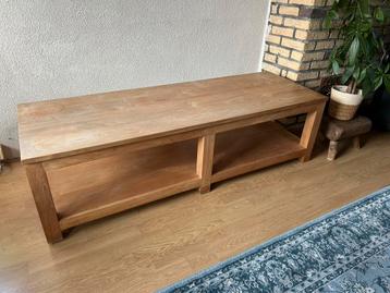 Teakhouten tv-meubel of salontafel beschikbaar voor biedingen