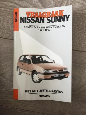 Vraagbaak Nissan Sunny N14 Benzine & Diesel 1991-1992 beschikbaar voor biedingen