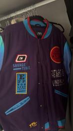 Bomber Jacket ZARA, Ophalen of Verzenden, Zo goed als nieuw, Maat 56/58 (XL), Zwart