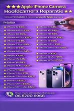Apple iPhone Hoofdcamera Reparatie, Geen, Nieuw, Ophalen of Verzenden, Geen