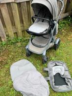 Nuna Demi Grow duowagen en kinderwagen- Grijs, Zo goed als nieuw, Kinderwagen, Overige merken, Verstelbare duwstang