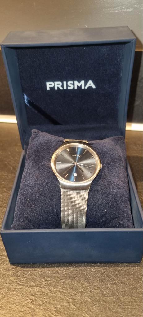 Prisma Icon Restyled - Nieuw!, Sieraden, Tassen en Uiterlijk, Horloges | Heren, Nieuw, Polshorloge, Overige merken, Staal, Staal