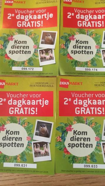 4 Vouchers dagkaart Hoederdaell beschikbaar voor biedingen