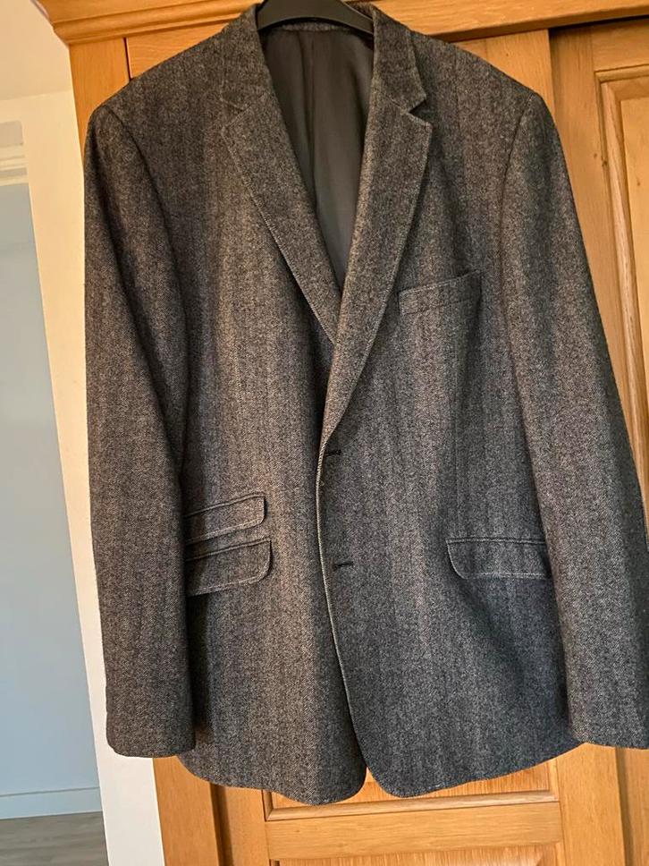 Tailor & Son Herenblazer Maat 52/54, Kleding | Heren, Kostuums en Colberts, Zo goed als nieuw, Maat 52/54 (L), Grijs, Ophalen of Verzenden