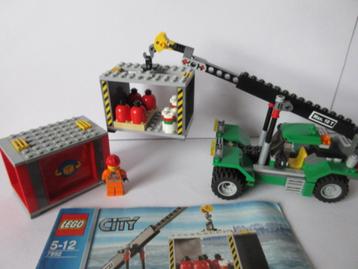 7992 Lego Container stapelkraan. Verzenden is mogelijk. beschikbaar voor biedingen