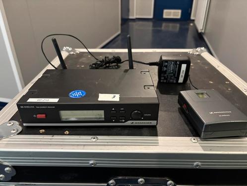 Sennheiser xsw beltpack met ontvanger en dasspeldmicrofoon., Muziek en Instrumenten, Microfoons, Zo goed als nieuw, Overige typen