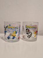 2 Nutella Looney Tunes back in action Glazen, Glas of Glazen, Ophalen of Verzenden, Overige stijlen, Glas